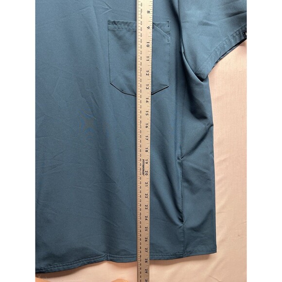 Adar Women’s Scrub Set Caribbean Blue XS Loose Fit Straight Leg - Picture 3 of 9